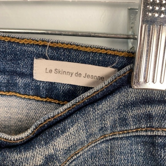 FRAME Le Skinny De Jeanne Released Hem Size 27 - Picture 7 of 8